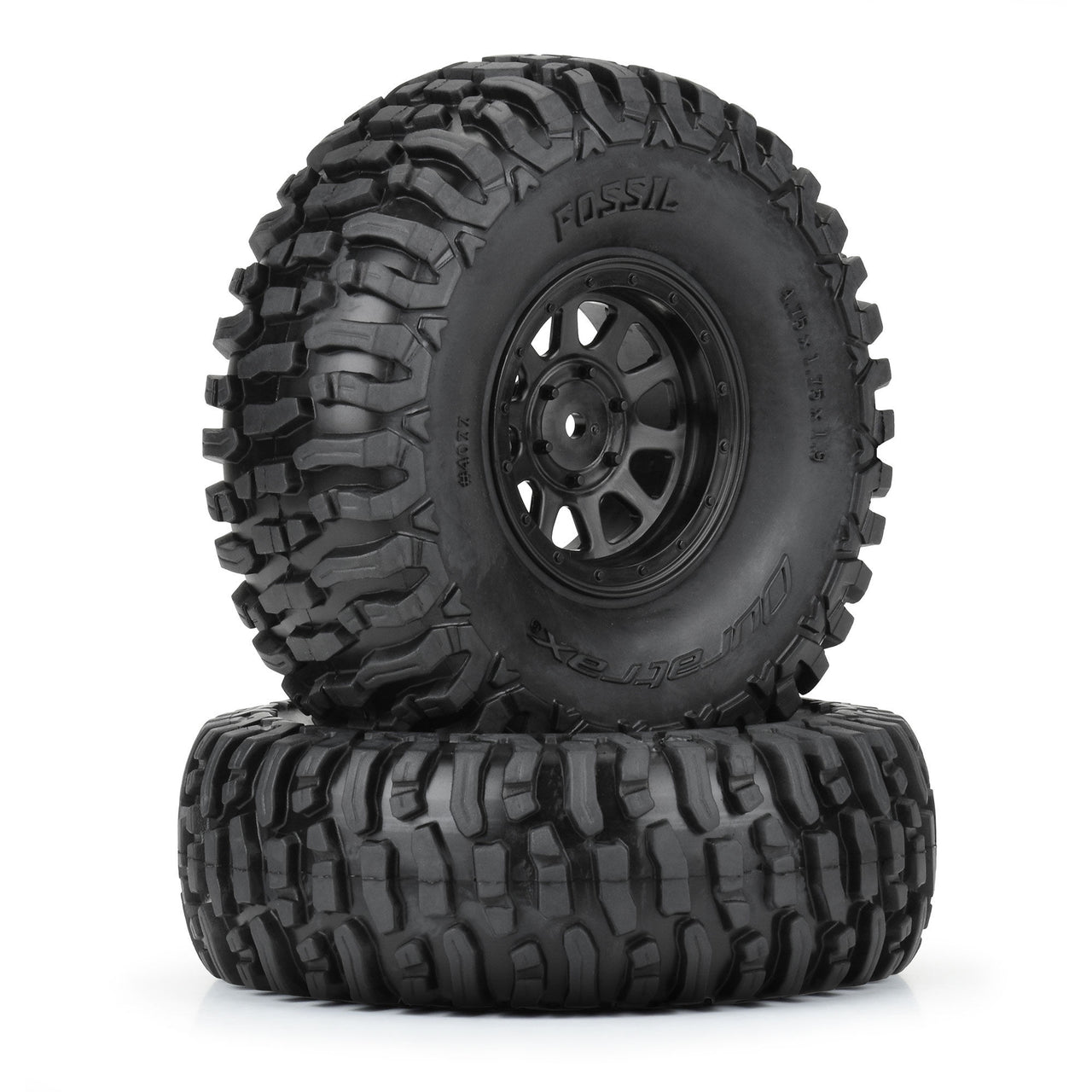 DTX407710 1/10 Fossil Font/Rear 1.9" Crawler Tires MTD 12mm Black Kodiak (2)