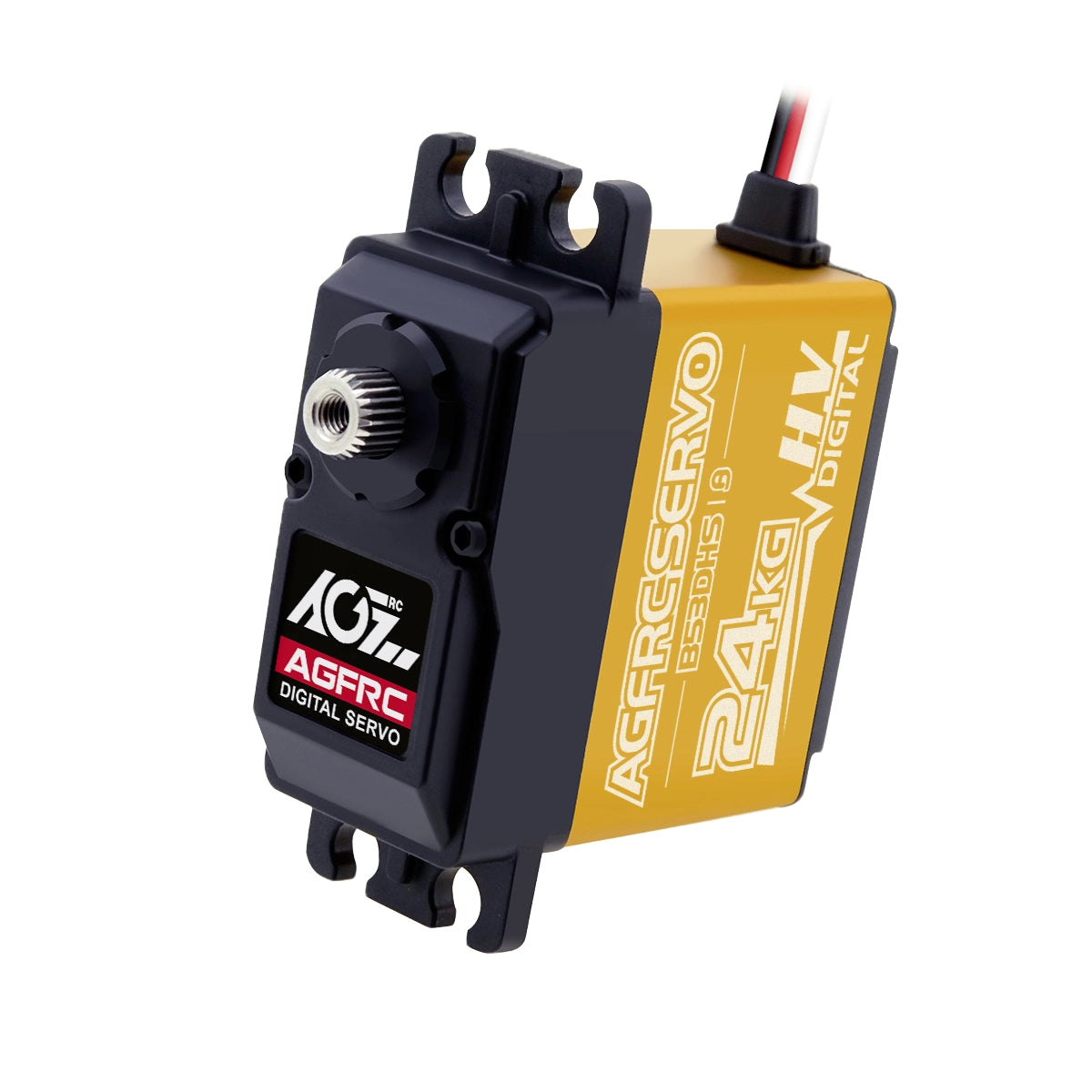 B53DHS AGFRC Digital 24KG 0,19 s Tension large Programmable Couple élevé Titane (remplacement pour 2075)