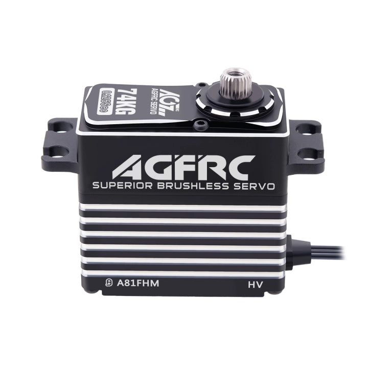 A81FHM AGFRC 74KG 0.125Sec Super Torque 4-Poles Brushless Programmable Digital HV