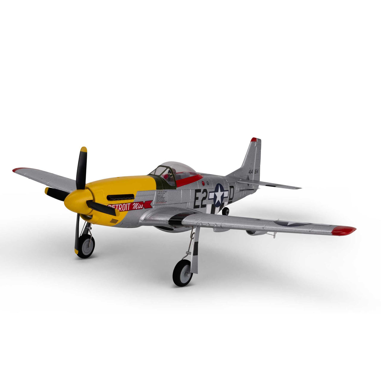 EFLU7350 UMX P-51D Mustang “Detroit Miss” BNF Basic with AS3X and SAFE Select