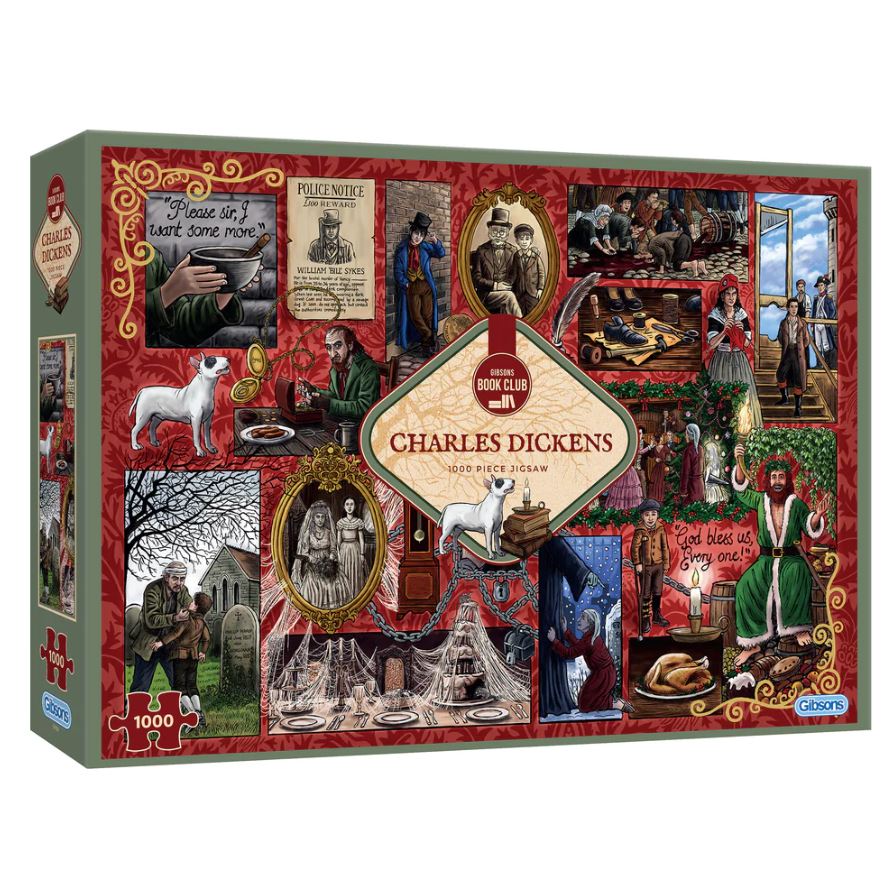 Club de lecture : Puzzle de 1000 pièces Charles Dickens