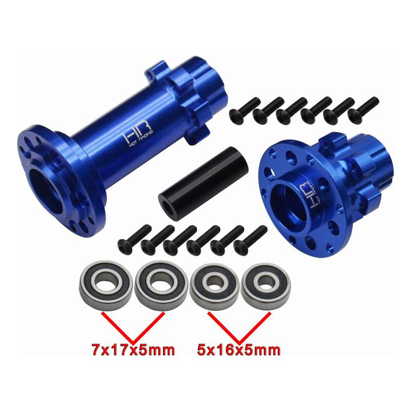 LPC10H06 CNC Aluminum Hub Set Blue: PM-MX