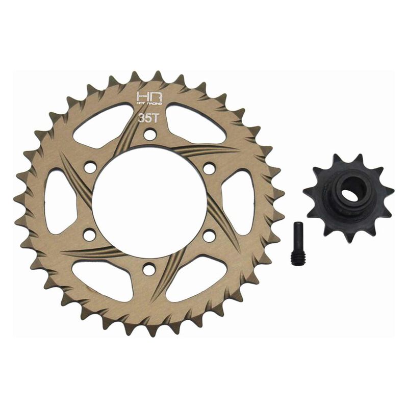 LPC39DRH Speed Run Sprocket Set: Losi Promoto-MX