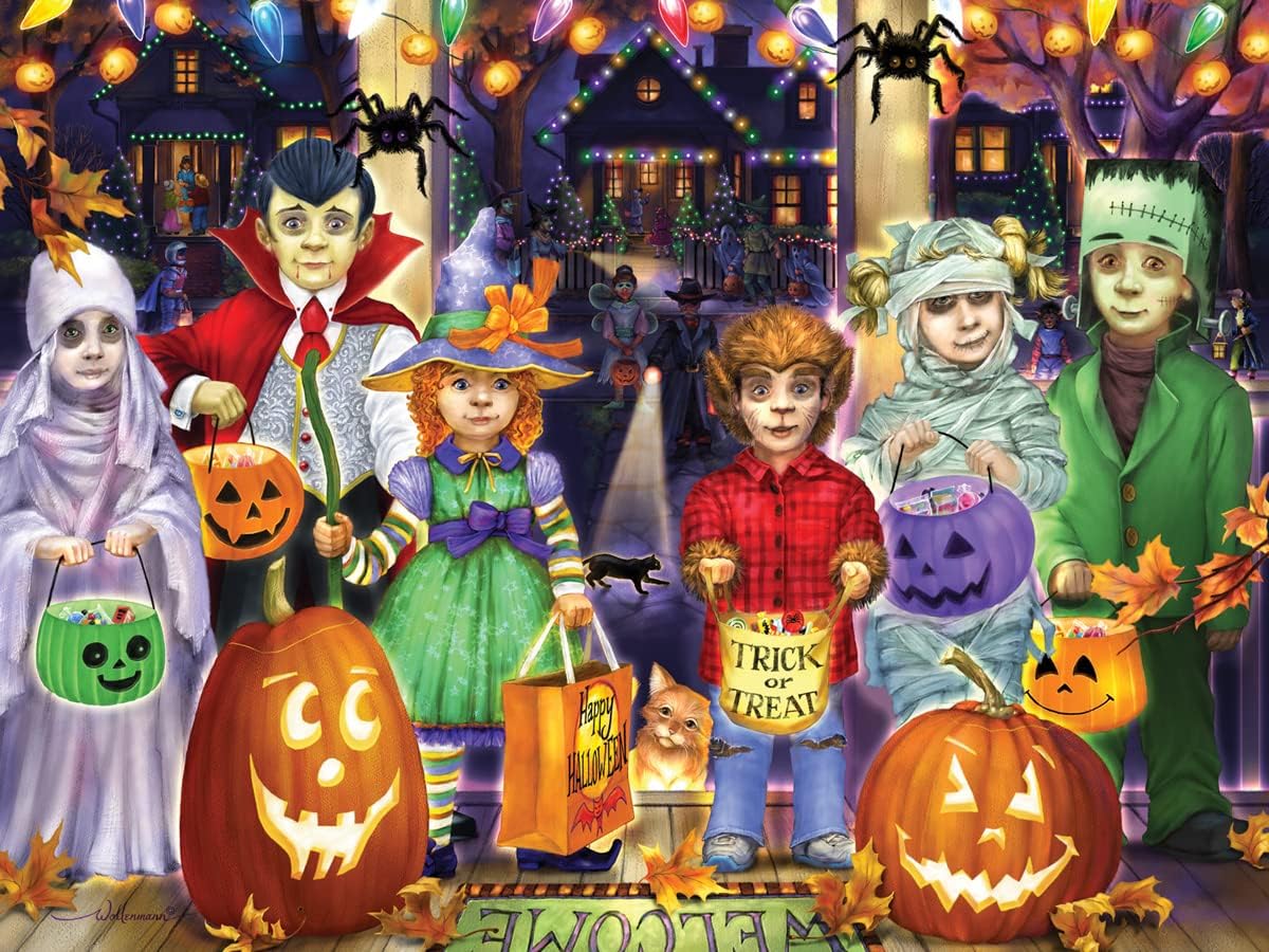 Puzzle de 550 pièces « Soirée d'Halloween » 