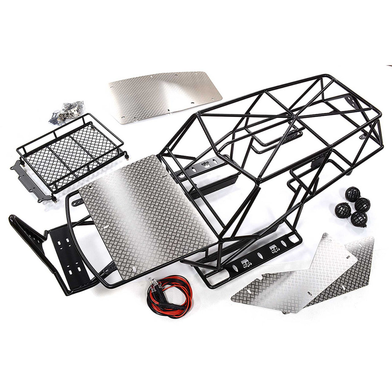 INTC28777BLACK Realistic 2.2 Roll Cage: 1/10 Wraith Rock Racer
