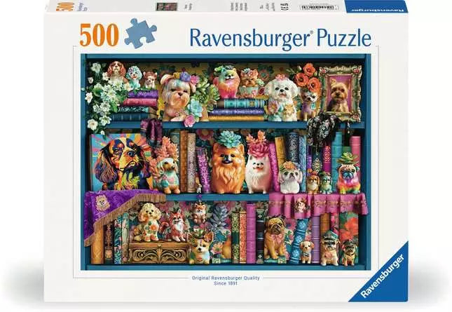 Precious Porcelain Pups 500-Piece Puzzle