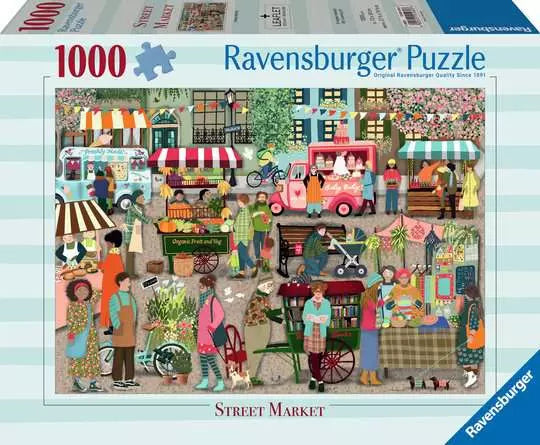 Street Market 1000-Piece Puzzle
