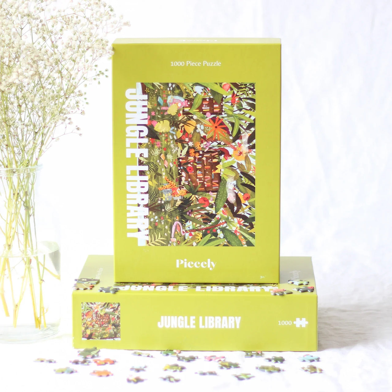 Jungle Library 1000-Piece Puzzle