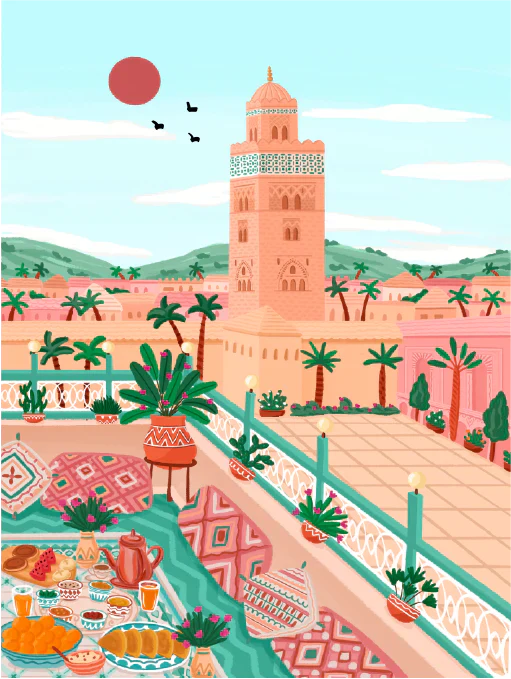 Puzzle 1000 pièces Koutoubia