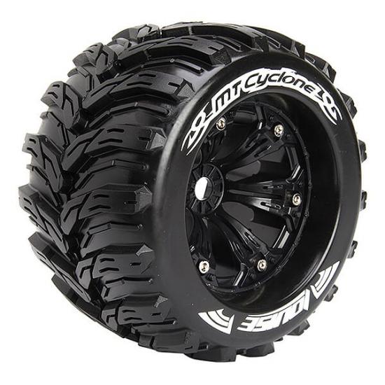 L-T3220B Louise 3.8" MT-Cyclone Tyres on Black Rims (2)