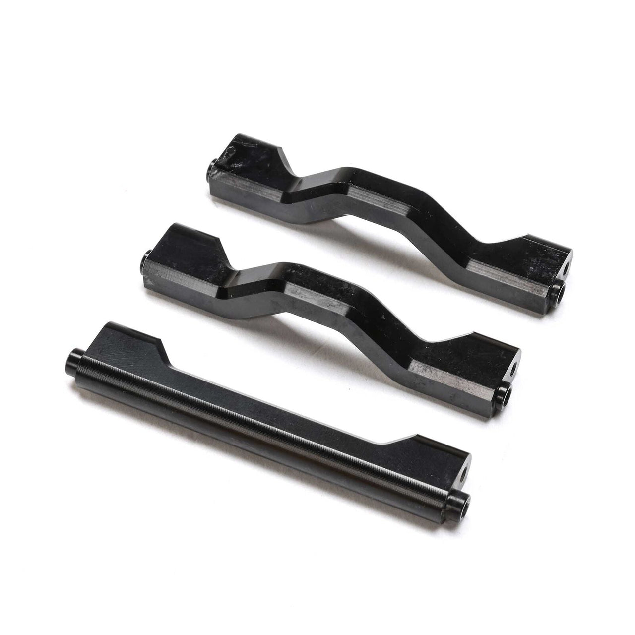 LOS241073 Aluminum Crossbar Black (3): TLR Tuned LMT