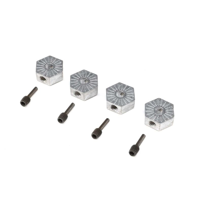 LOS242053 Adaptateur hexagonal 17 mm avec goupille à vis (4) : LMT