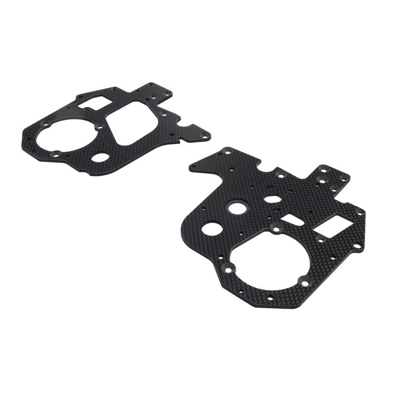 LOS361000 LOSI Carbon Chassis Plate Set: Promoto-MX
