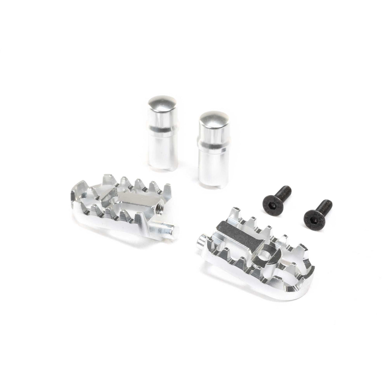 LOS361001 LOSI Aluminum Foot Pegs, Silver: Promoto-MX