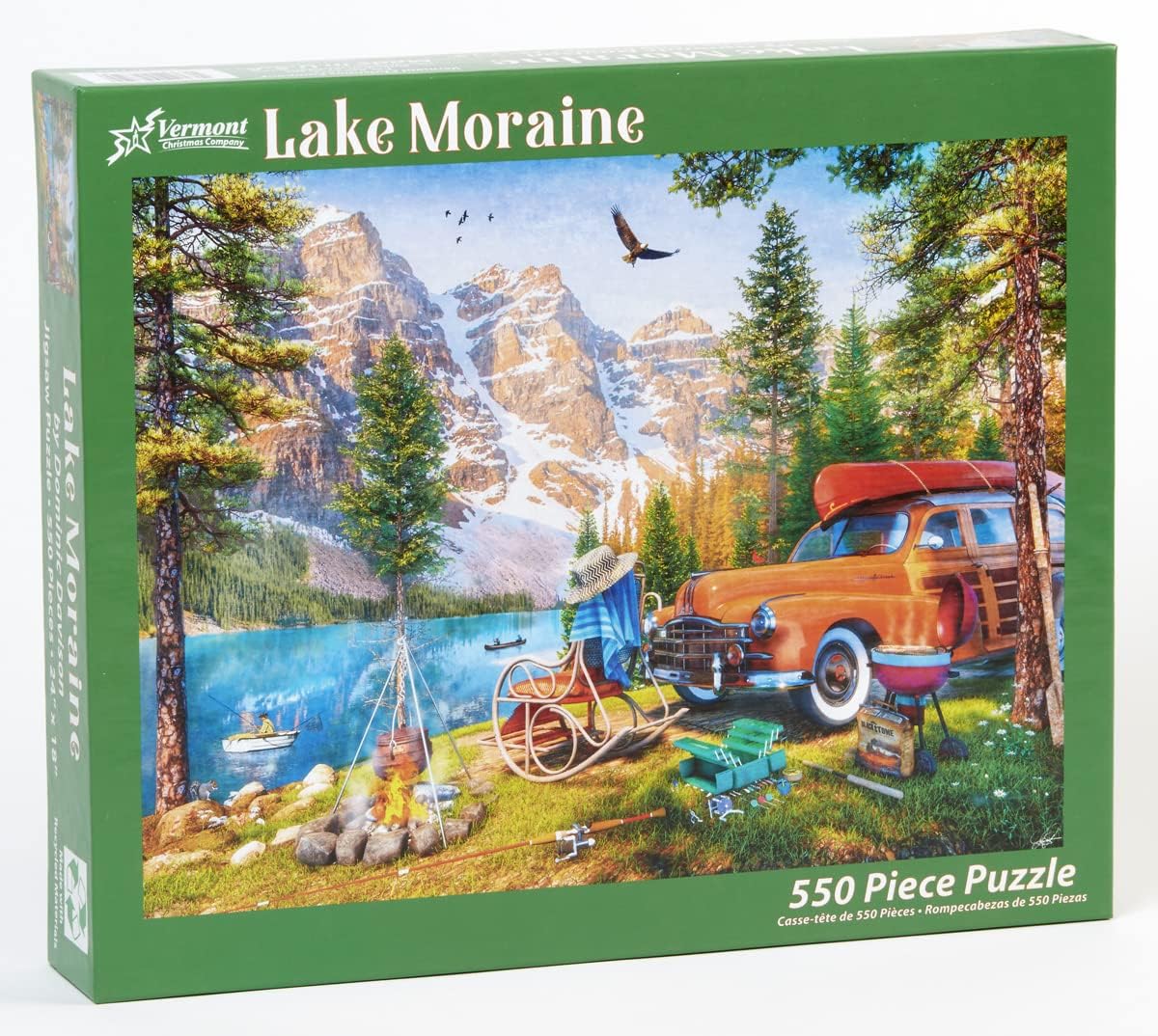 Puzzle de 550 pièces du lac Moraine 