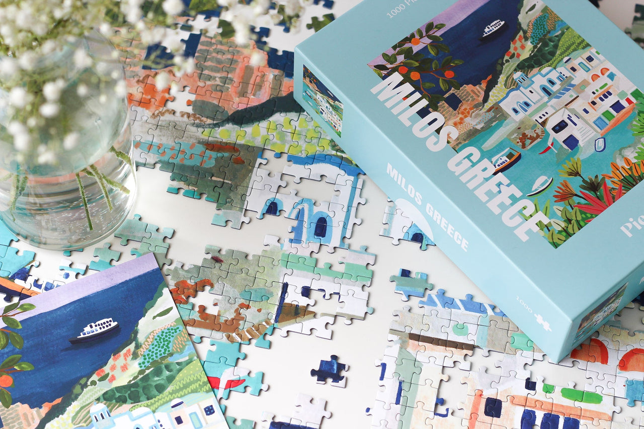 Puzzle 1000 pièces de Milos, Grèce
