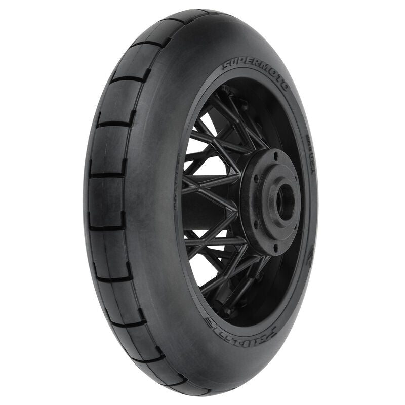 PRO1022310 PROLINE 1/4 Supermoto S3 Motorcycle Rear Tire MTD Black (1): PROMOTO-MX