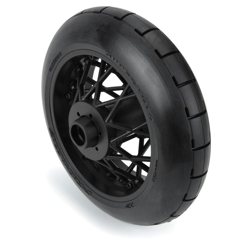 PRO1022310 PROLINE 1/4 Supermoto S3 Motorcycle Rear Tire MTD Black (1): PROMOTO-MX
