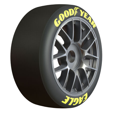 PRO1023311 1/7 Goodyear NASCAR Cup F/R Belted MTD 17mm Gunmetal: Infraction 6S