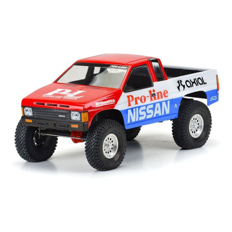 PRO360800 Pro-Line 1987 Nissan Hardbody D21 Clear Body for 12.3" Crawlers