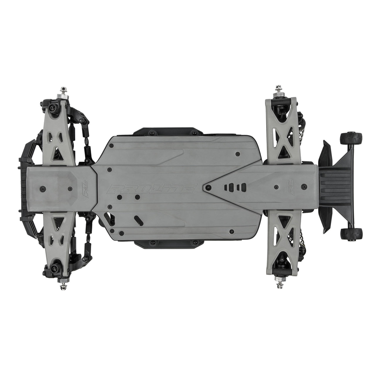 PRO639505 Bash Armor Front/Rear Skid Plates (Stone Gray) for ARRMA 3S Vehicles
