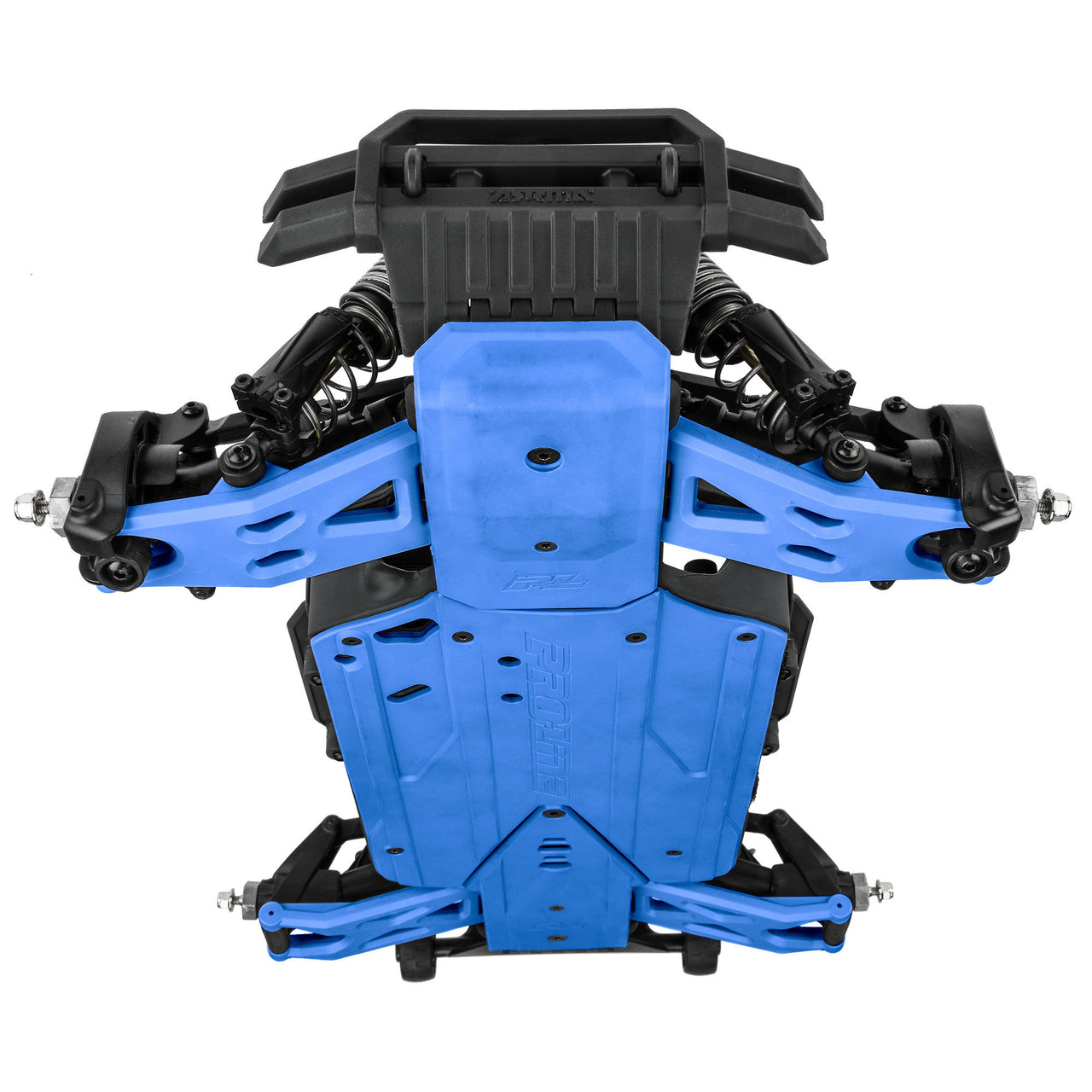 PRO639506 Bash Armor Front/Rear Skid Plates (Blue) for ARRMA 3S Vehicles