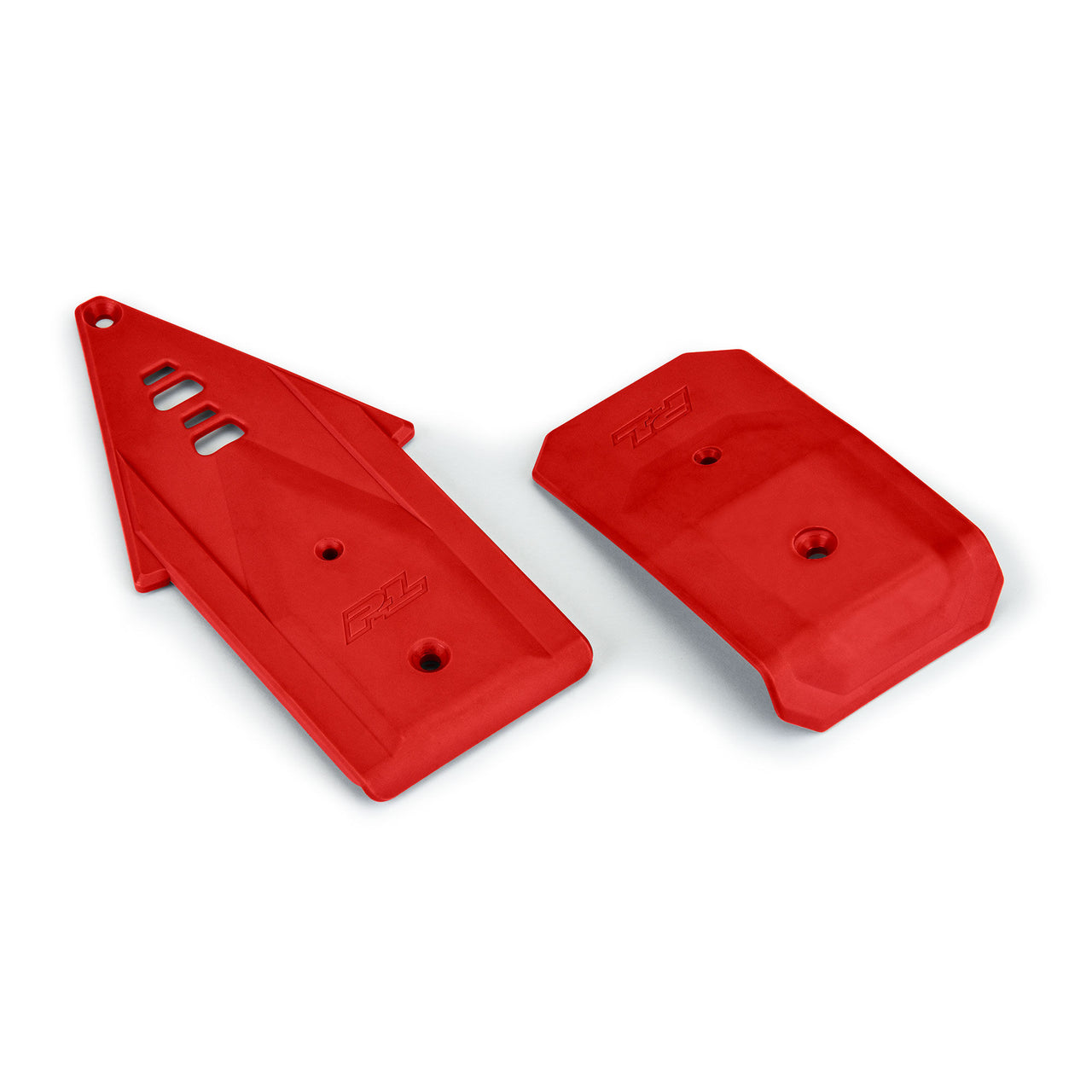 PRO639507 Bash Armor Front/Rear Skid Plates (Red) for ARRMA 3S Vehicles