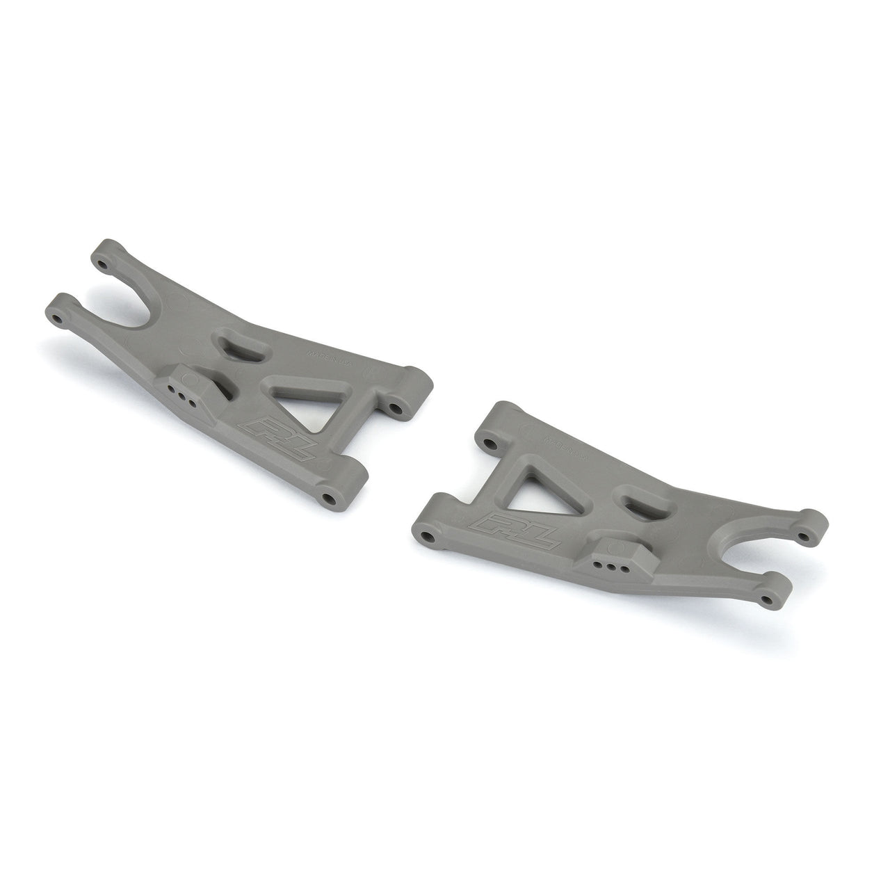 PRO639905 Bash Armor Front Suspension Arms (Stone Gray) for ARRMA 3S Vehicles