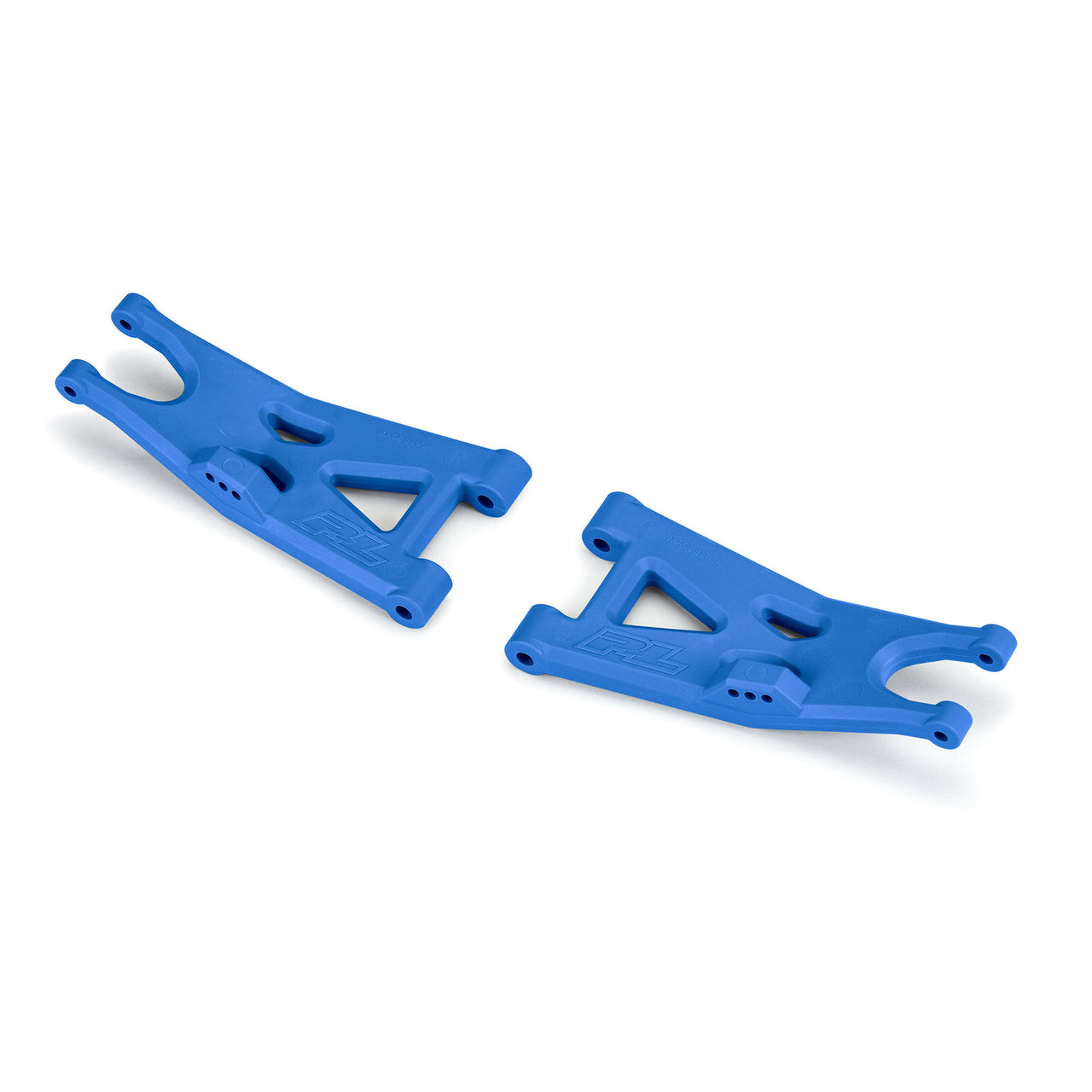 PRO639906 Bash Armor Front Suspension Arms (Blue) for ARRMA 3S Vehicles