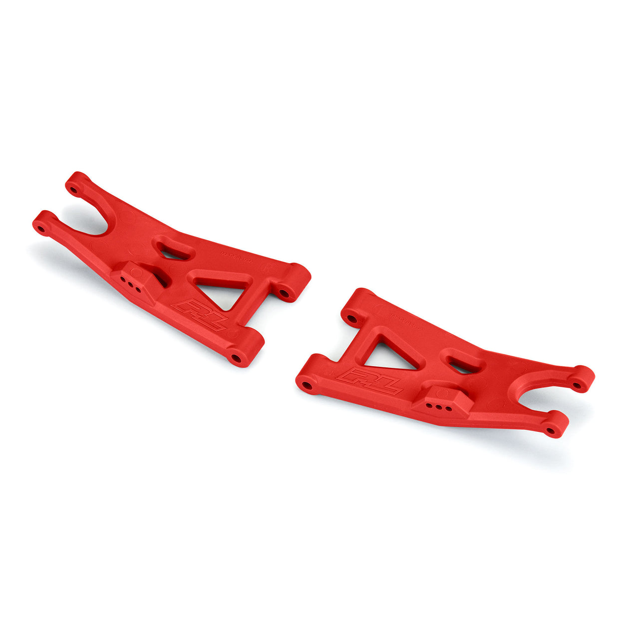 PRO639907 Bash Armor Front Suspension Arms (Red) for ARRMA 3S Vehicles