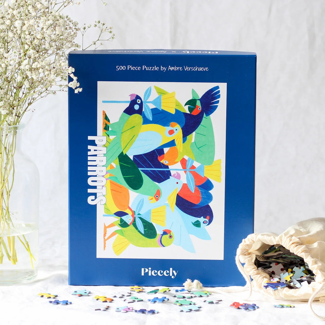 Parrots 500-Piece Puzzle
