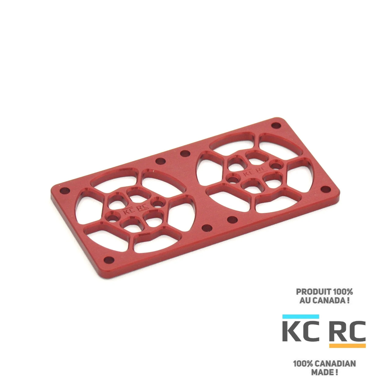 FDD0000R KR RC Double ventilateur supérieur 40x40mm ( Red )