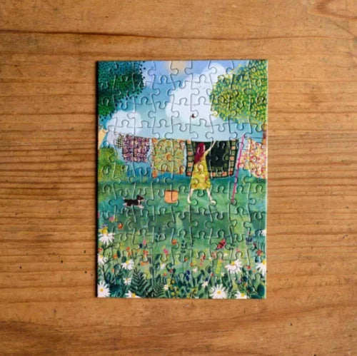 Puzzle de 99 pièces sur la lessive estivale 