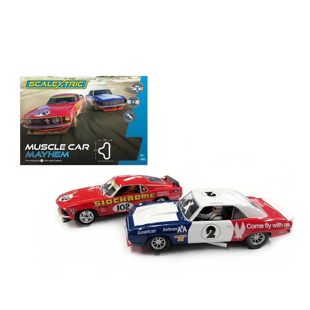 SCALEXTRIC SCA1449 MUSCLE CAR MAYHEM SET