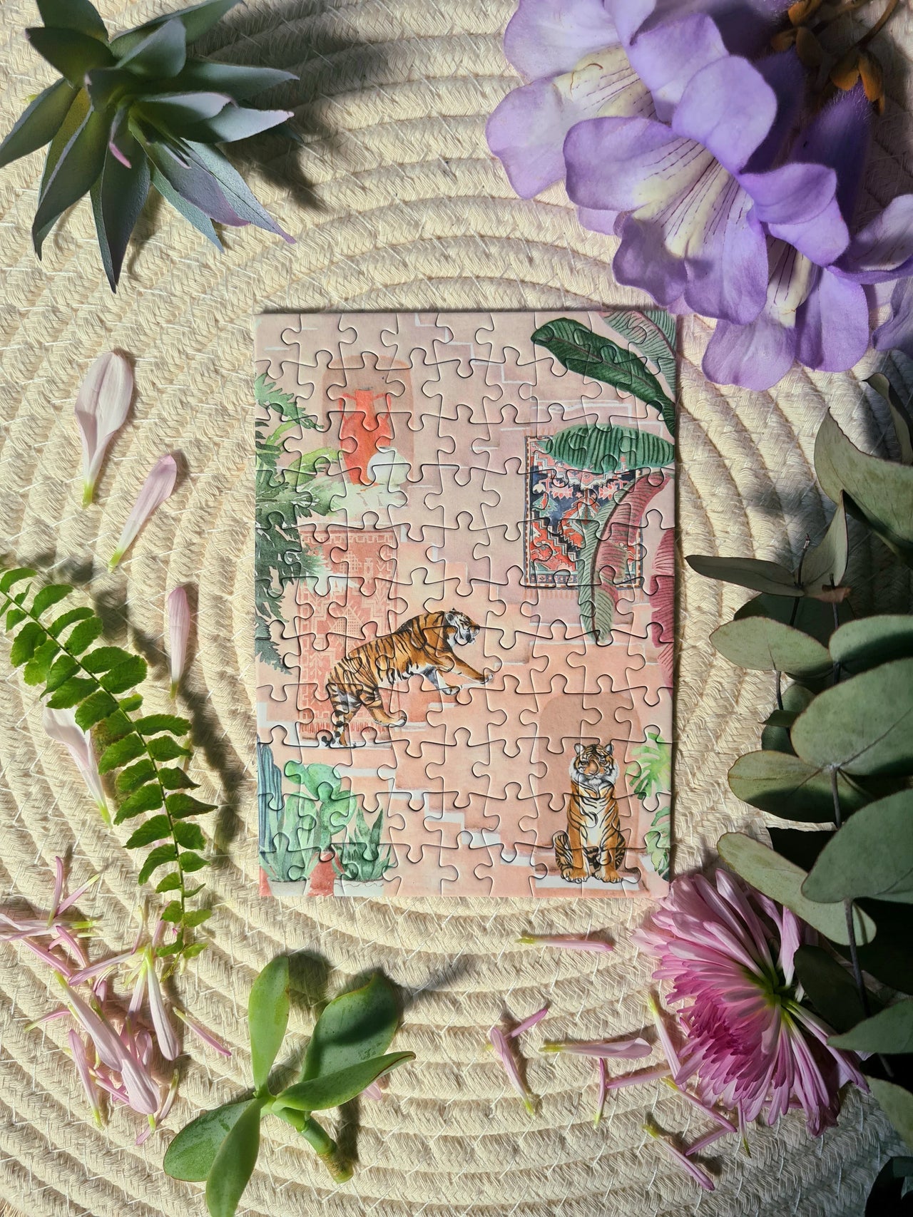 Puzzle de 99 pièces « Les Tigres marchent »