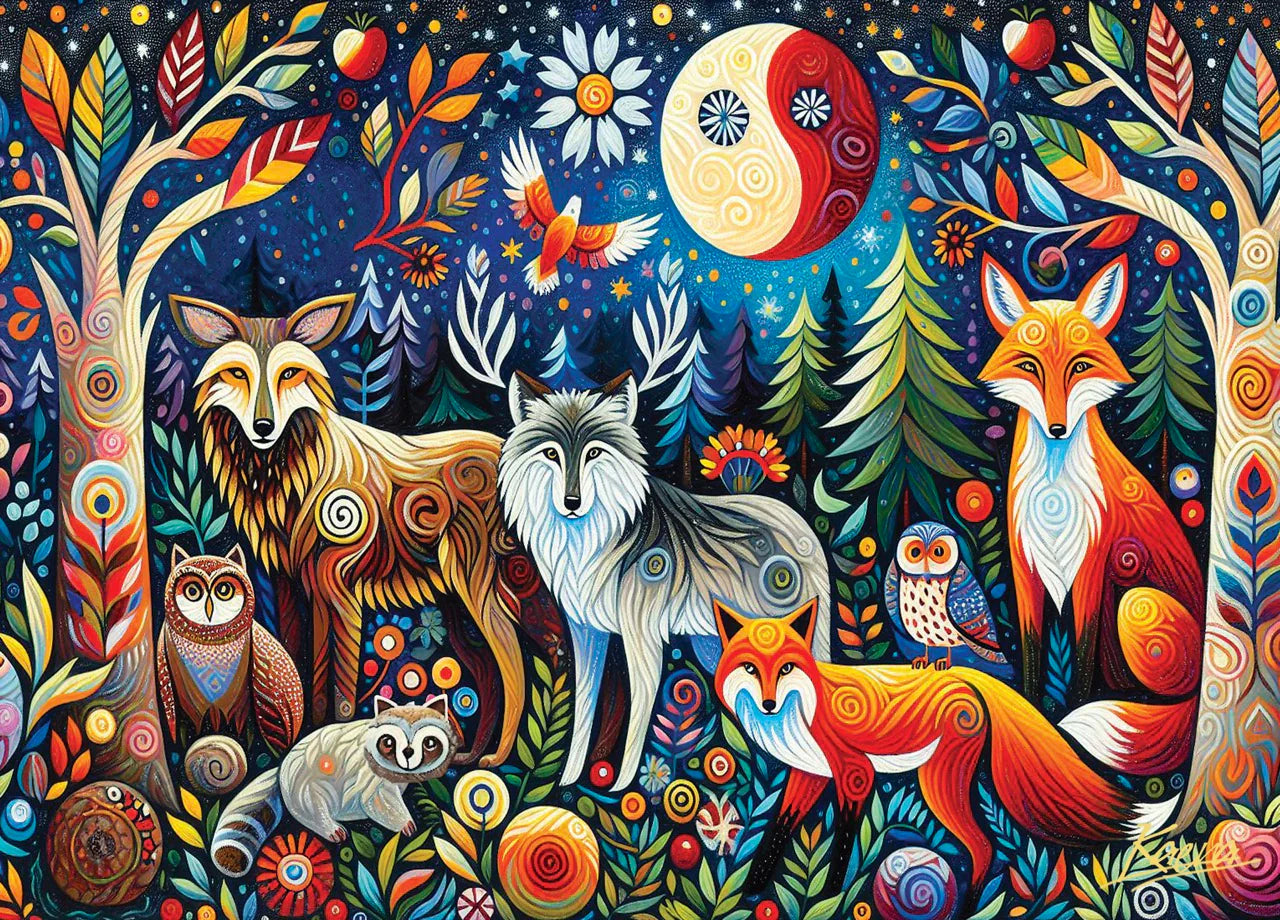 Whimsy Woods 1000-Piece Puzzle