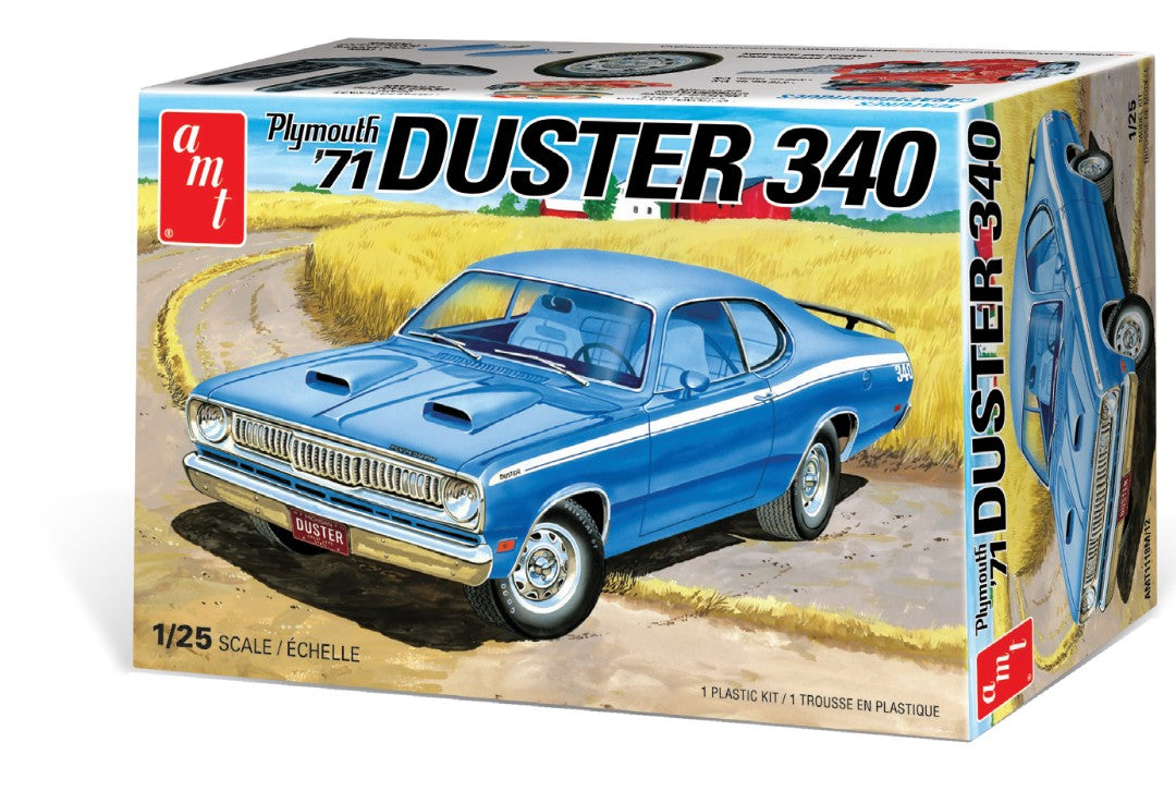 AMT1118M/12 AMT 1971 Plymouth Duster 340 1/25 Model Kit (Level 2)