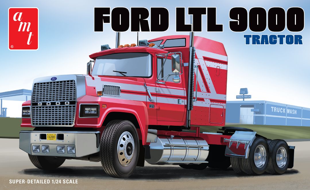 AMT1238/08 AMT Ford LTL 9000 Semi Tractor 1/24 Model Kit (Level 3)