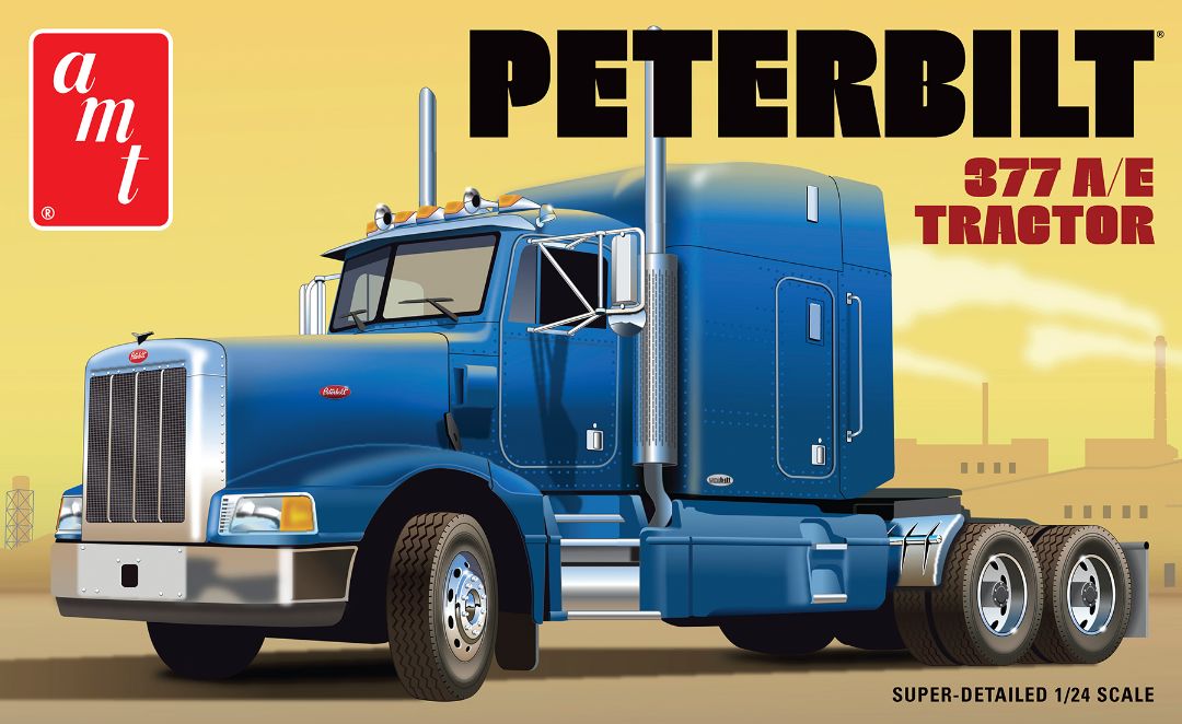 AMT1337/08 AMT Classic Peterbilt 377 A/E Tractor 1/24 Model Kit (Level 3)