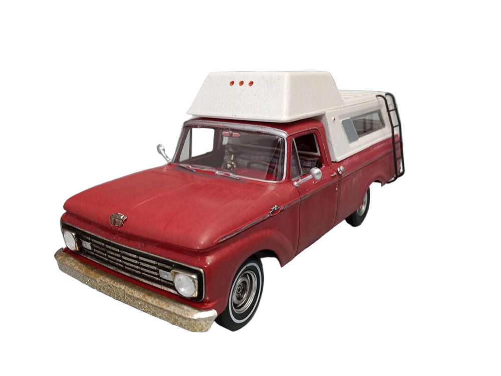 AMT1412/12 AMT 1/25 1963 Ford F100 Camper Pickup NEW TOOLING