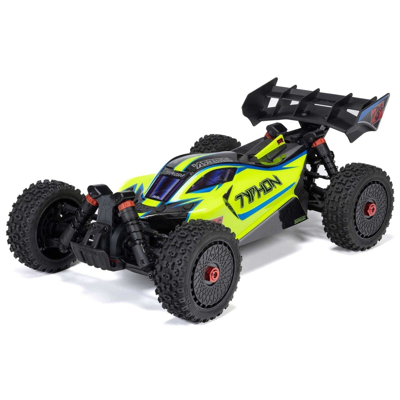 ARA4306V4T2 Arrma Typhon 4306V4 4x4 223S BLX 1/10 RTR buggy (Yellow)