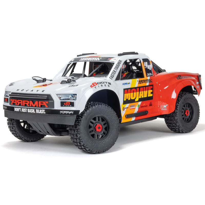 ARA4404T1 Arrma Mojave 4S BLX 1/8 RTR (Blanc/Rouge)