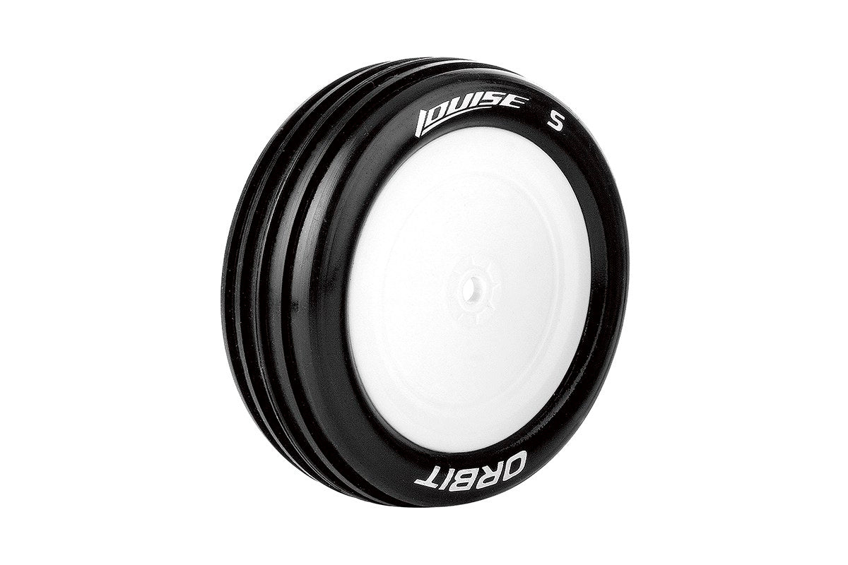 L-T3182SWAF Pneus et roues Louise 1/10 E-ORBIT 2WD/Avant Blanc souple 12 mm (2) 
