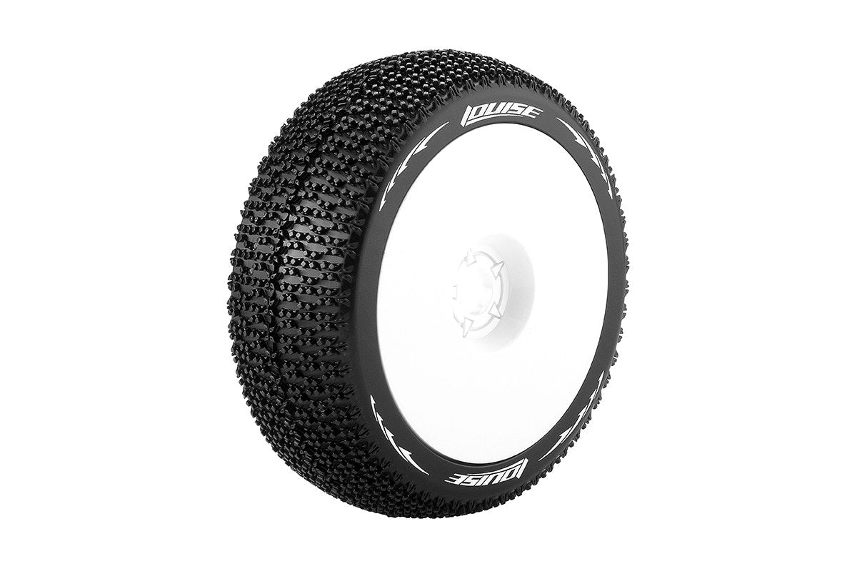 L-T3100SW Louise Tires & Wheels 1/8 B-MAGLEV Soft White 17mm  (2)