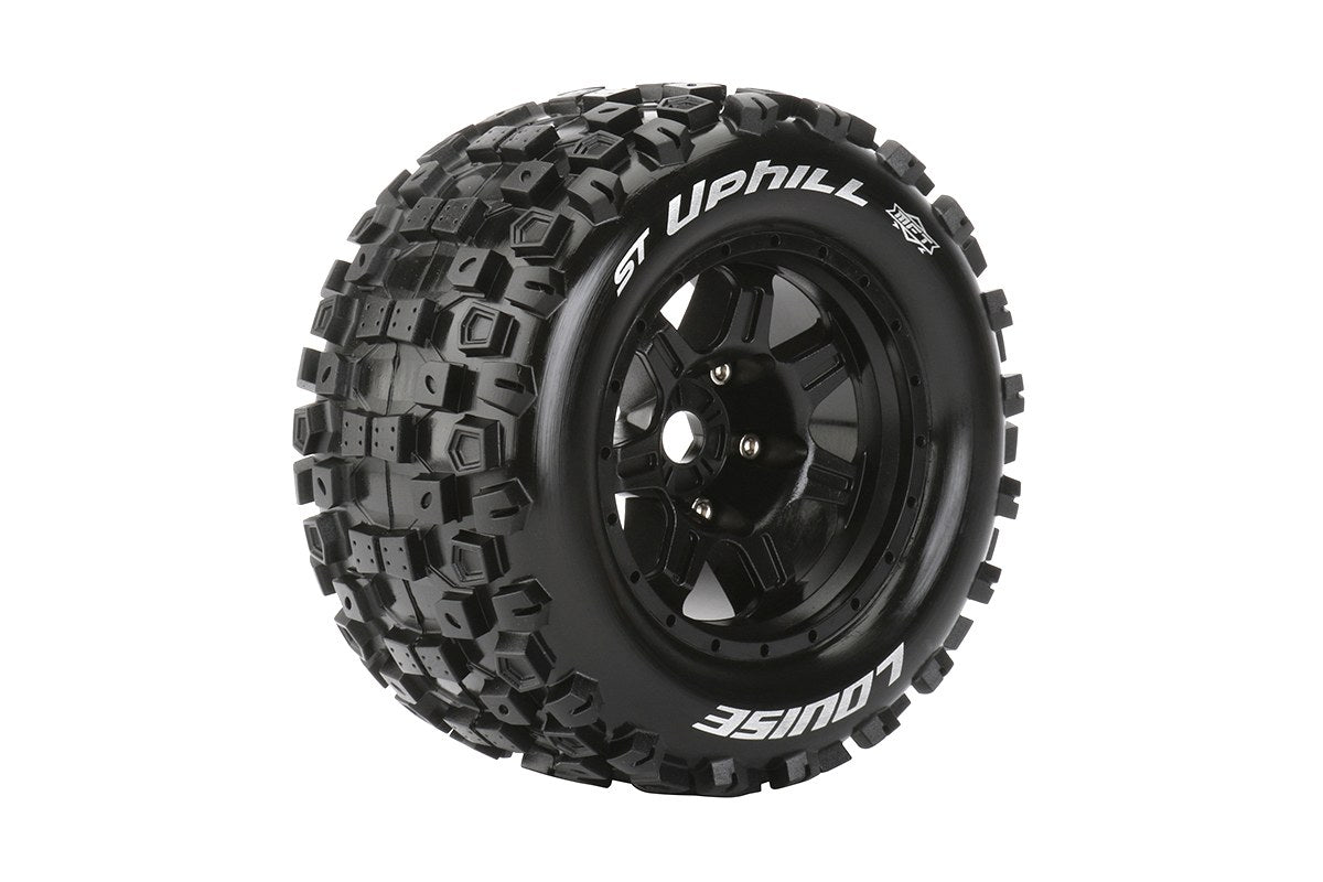 L-T3326BH Pneus et roues Louise 1/8 ST-Uphill Sport Noir 1/2" déport HEX 17 mm avec ceinture (MFT) (2)