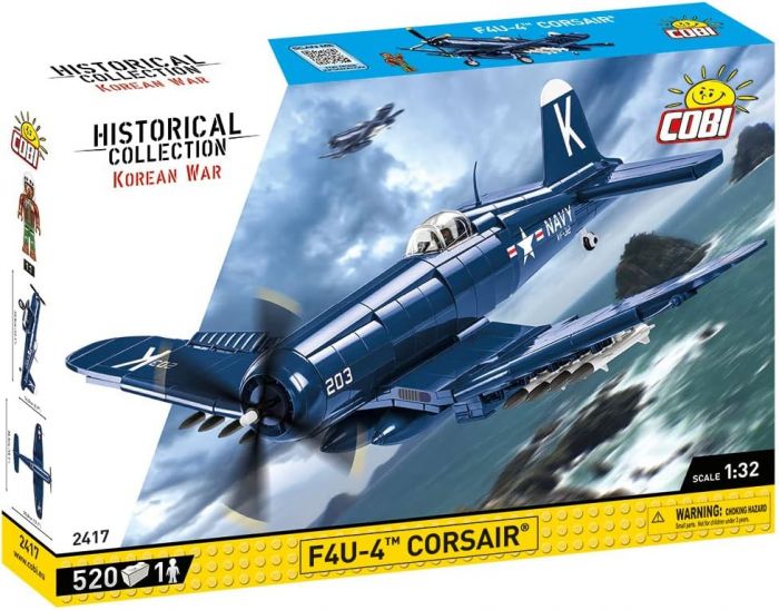 COBI-2417 COBI 520 PCS HC KOREAN WAR /2417/ VOUGHT F4-U-4 CORSAIR