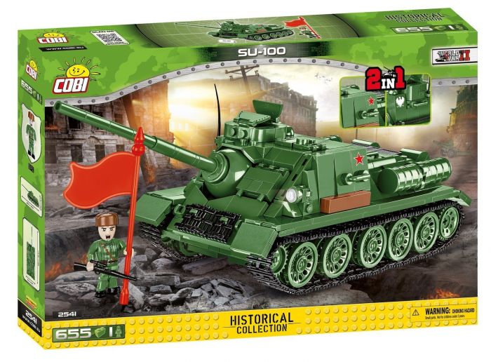 COBI-2541 COBI 655 PCS HISTORICAL COLLECTION WWII /2541/ SU 100