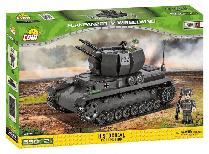 COBI-2548 COBI 590 pièces COLLECTION historique seconde guerre mondiale/2548/FLAKPANZER IV WIRBELWIND