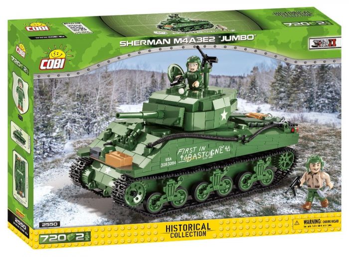 COBI-2550 COBI 720 pièces COLLECTION historique seconde guerre mondiale/2550/SHERMAN M4A3E2