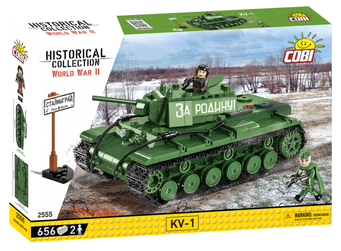 COBI-2555 COBI 656 PCS HC Segunda Guerra Mundial /2555/ KV-1 